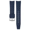 Online Watch Wear Gummi Curved Fifty Fathoms Tropic – Mörkblå
