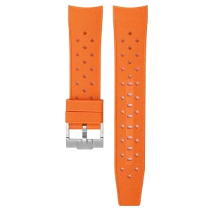 Online Watch Wear Gummi Curved Fifty Fathoms Tropic – Orange