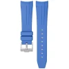 Online Watch Wear Gummi Curved Fifty Fathoms – Blå (stripe)