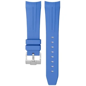 Online Watch Wear Gummi Curved Fifty Fathoms – Blå (stripe)