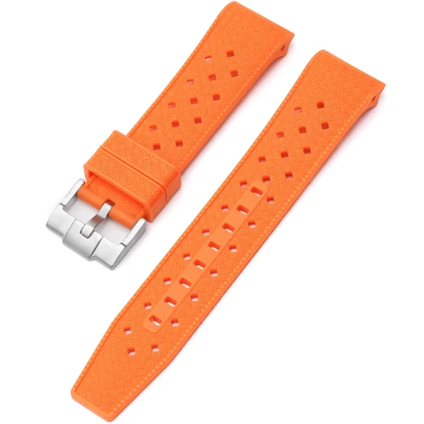 Online Watch Wear Gummi Curved Fifty Fathoms Tropic – Orange