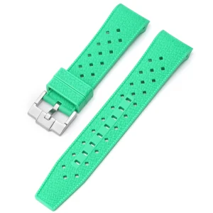 Best Watch Wear Gummi Curved Fifty Fathoms Tropic – Grön