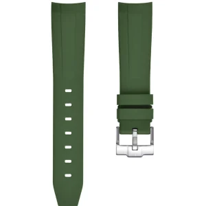 Discount Watch Wear Gummi Curved FKM – Grön