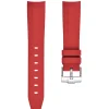 New Watch Wear Gummi Curved FKM – Röd