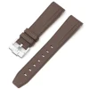 Fashion Watch Wear Gummi Curved Premium – Brun