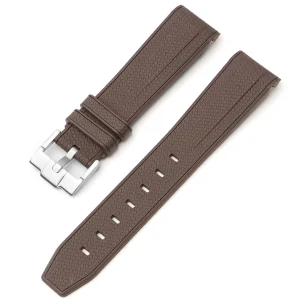 Fashion Watch Wear Gummi Curved Premium – Brun