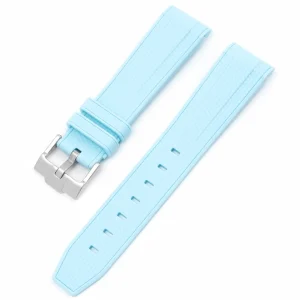 Discount Watch Wear Gummi Curved Premium – Ljusblå