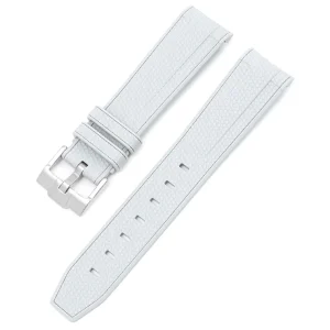 Hot Watch Wear Gummi Curved Premium – Ljusgrå