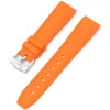 Hot Watch Wear Gummi Curved Premium – Orange / orange