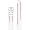 Online Watch Wear Gummi Curved Premium – Vit / röd