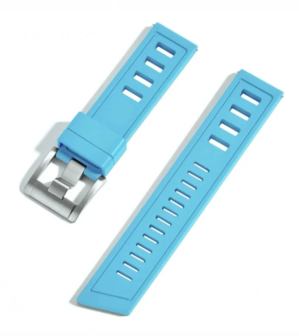 New Watch Wear Gummi Diver ISO FKM – Ljusblå