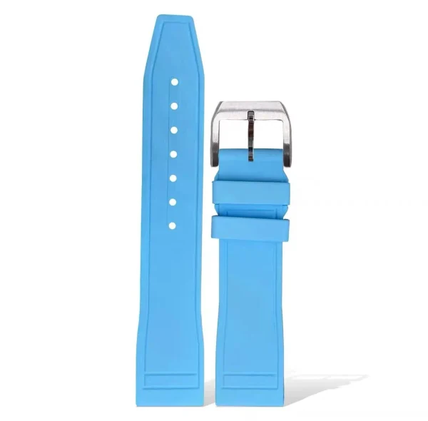 New Watch Wear Gummi Pilot FKM – Ljusblå