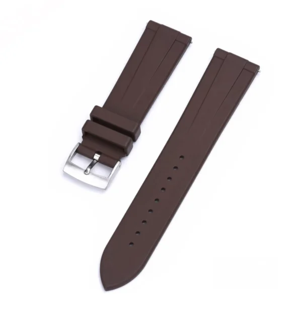 Hot Watch Wear Gummi Quick FKM – Brun