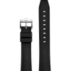 Fashion Watch Wear Gummi Woven FKM – svart