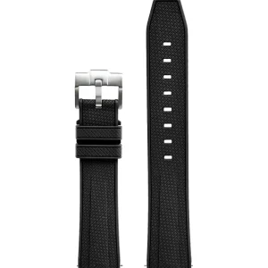 Fashion Watch Wear Gummi Woven FKM – svart