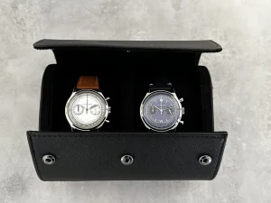 Fashion Watch Wear Klockrulle svart – Dubbel