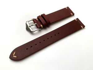 Discount Watch Wear Läder – Röd