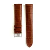 Fashion Watch Wear Läder Croco – Ljusbrun