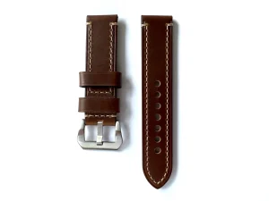 Discount Watch Wear Läder Grovt – mörkbrun