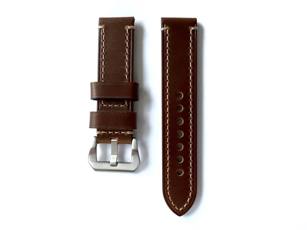 Discount Watch Wear Läder Grovt – mörkbrun