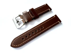 Discount Watch Wear Läder Grovt – mörkbrun