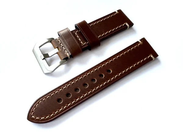 Discount Watch Wear Läder Grovt – mörkbrun