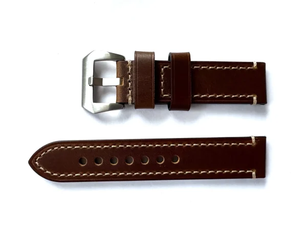 Discount Watch Wear Läder Grovt – mörkbrun