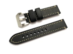 Best Watch Wear Läder Grovt – svart