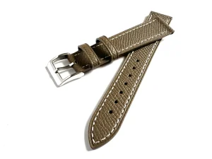 Discount Watch Wear Läder Premium – Nougat / vit