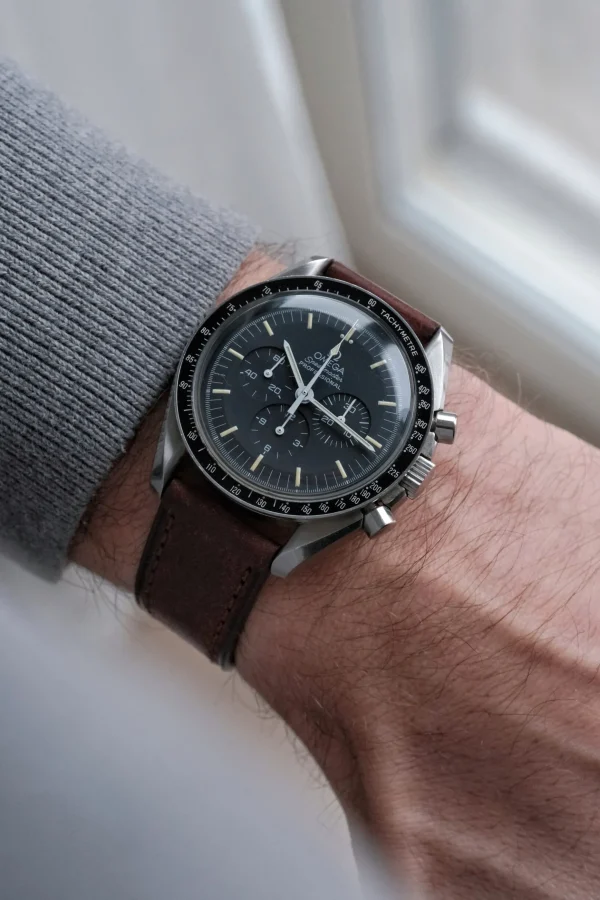 Clearance Watch Wear Läder Quick – Mörkbrun