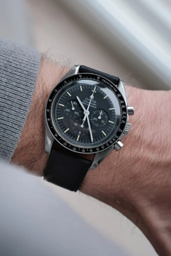Hot Watch Wear Läder Quick – Svart