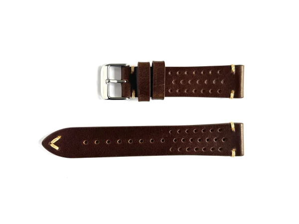 Outlet Watch Wear Läder Racing – Mörkbrun
