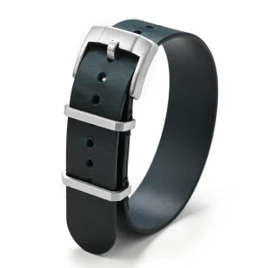 Sale Watch Wear Läder Single Piece – Blå