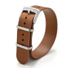 Fashion Watch Wear Läder Single Piece – Brun