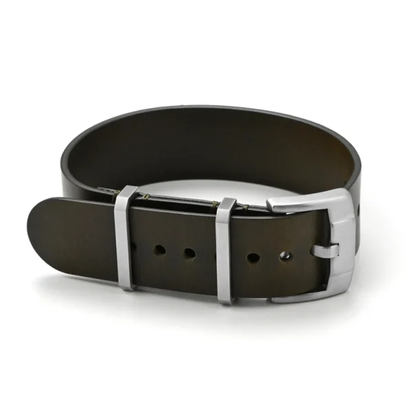 New Watch Wear Läder Single Piece – Grön
