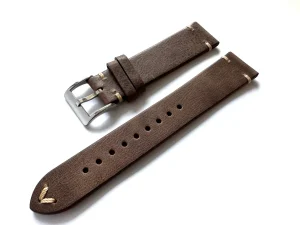 Sale Watch Wear Läder vintage – kaffe