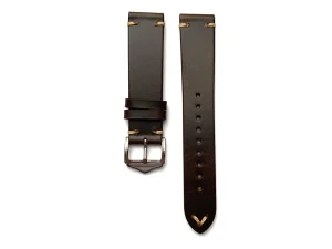 Discount Watch Wear Läder vintage – mörkbrun
