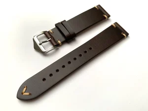 Discount Watch Wear Läder vintage – mörkbrun