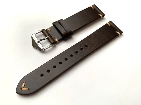 Discount Watch Wear Läder vintage – mörkbrun
