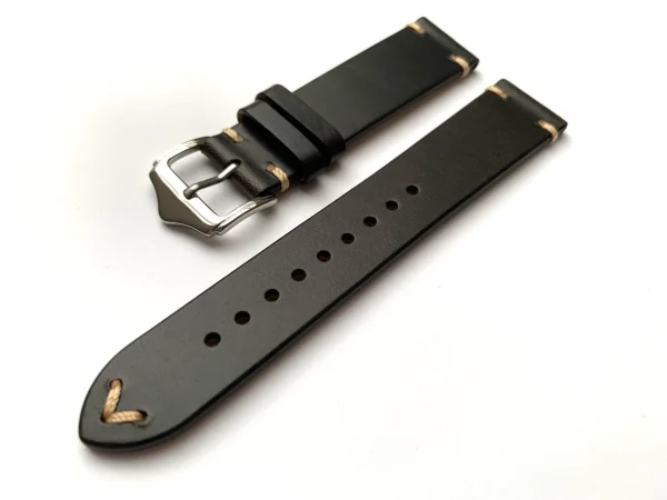 Clearance Watch Wear Läder vintage – svart