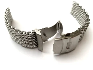 Hot Watch Wear Meshlänk – Shark – silver