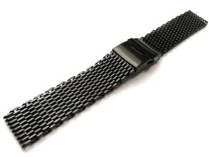 New Watch Wear Meshlänk – Shark – svart
