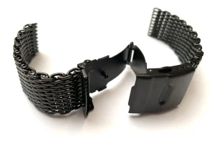 New Watch Wear Meshlänk – Shark – svart
