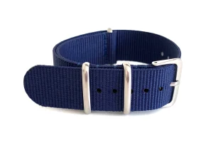 New Watch Wear Nylon Strap – Mörkblå