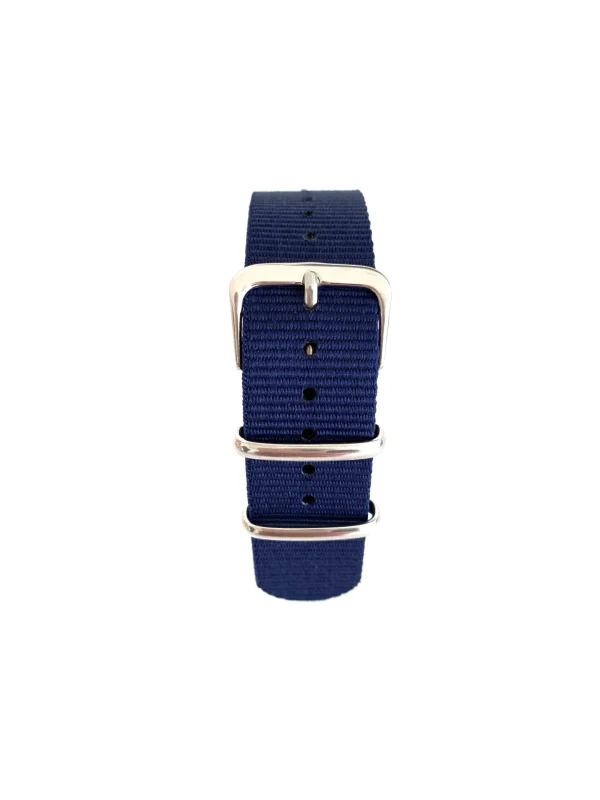 New Watch Wear Nylon Strap – Mörkblå