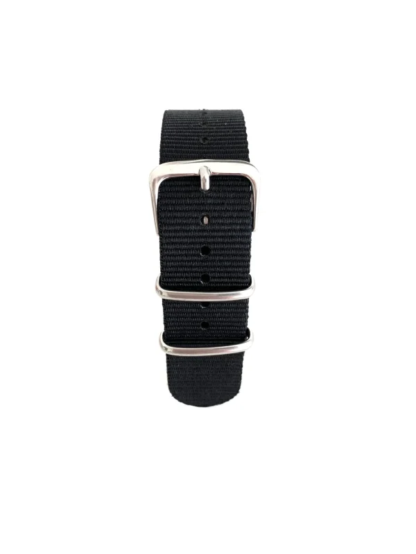 Best Watch Wear Nylon Strap – Svart