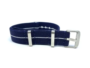 Online Watch Wear Nylon Strap Elastic – Blå / vit