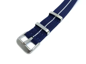 Online Watch Wear Nylon Strap Elastic – Blå / vit