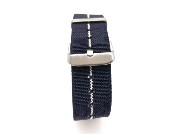 Online Watch Wear Nylon Strap Elastic – Blå / vit