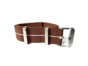 Outlet Watch Wear Nylon Strap Elastic – Brun / vit